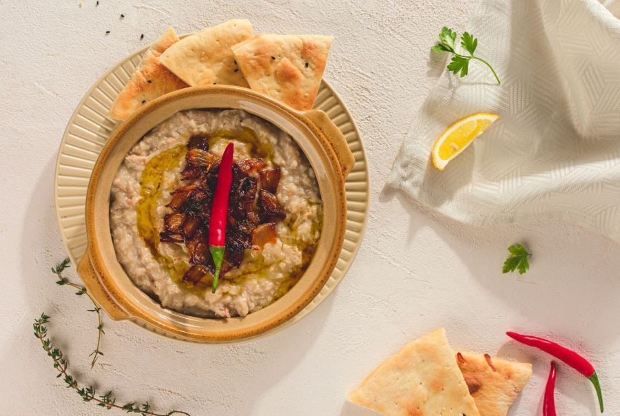 Baba Ghanoush mit Chili