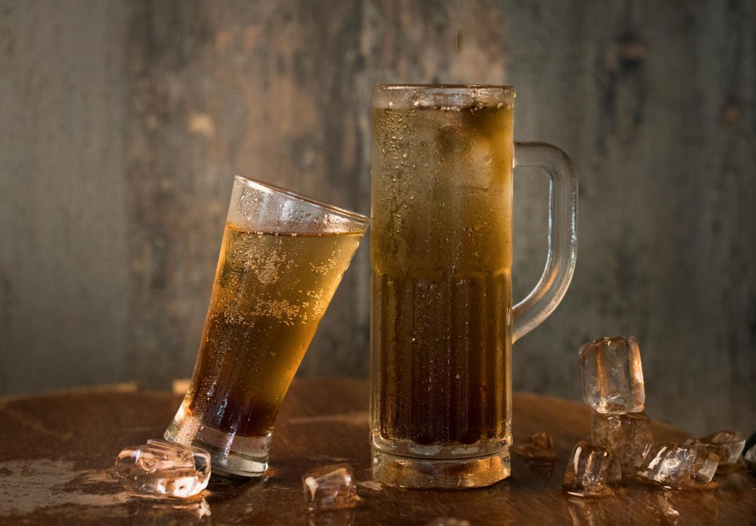 Bier mit Cola.