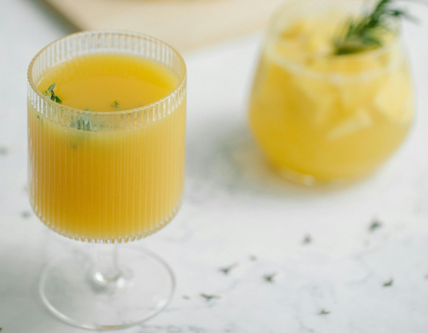 Mango-Mule Cocktail.