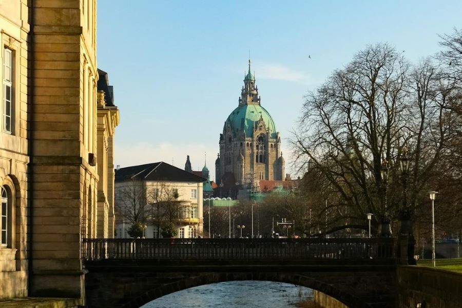 Neues Rathaus in Hannover .