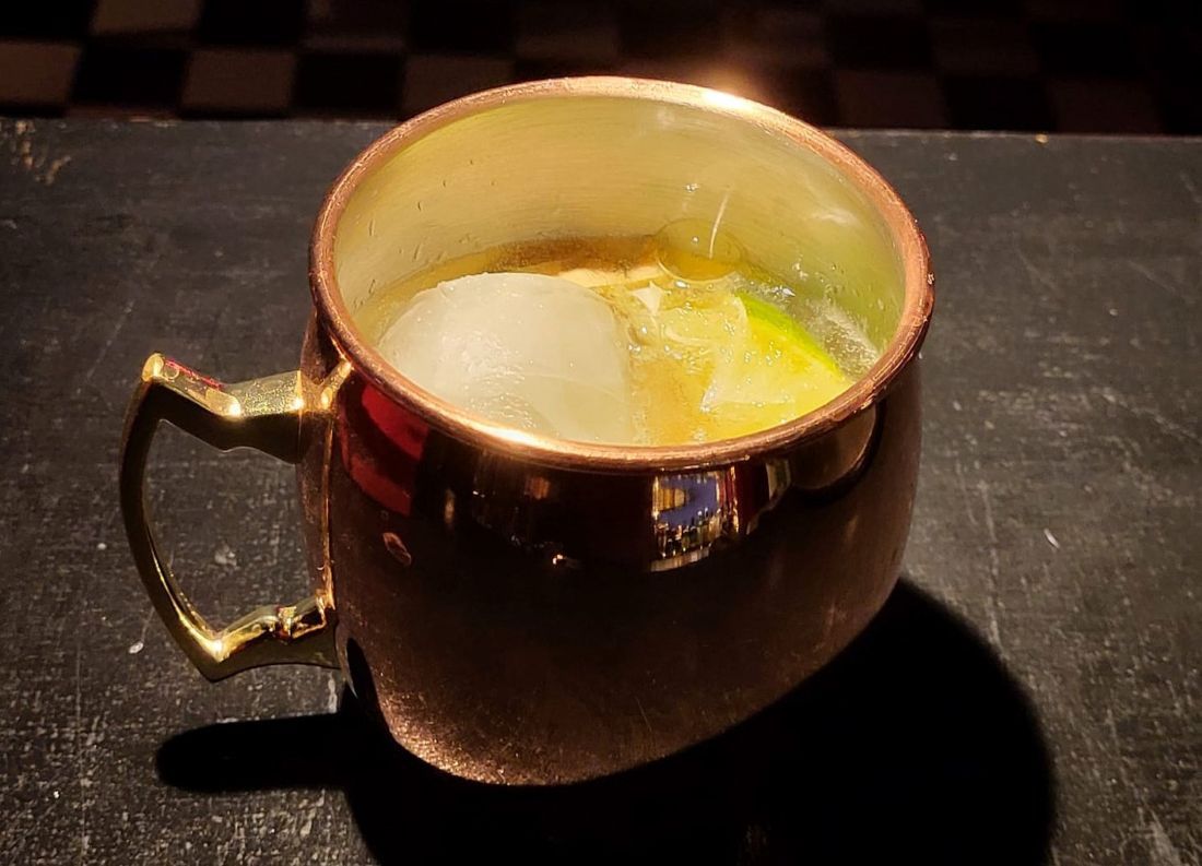Absinth-Mule Cocktail.